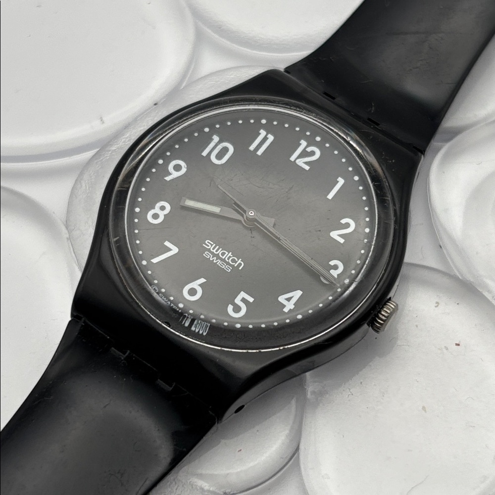 Swatch Watch - GB247 - Black Suit